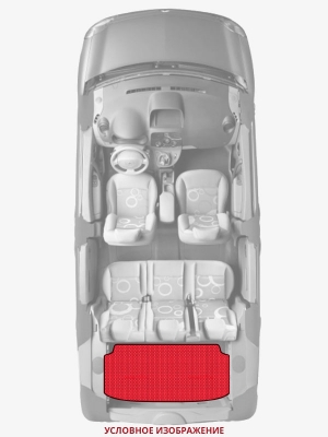 ЭВА коврики «Queen Lux» багажник для Mercedes E-class